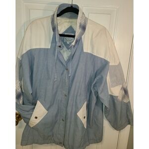 Vtg Be In The Current Seen Jacket Womens L Denim 90s‎ 80s Mom Jeans wear 2X